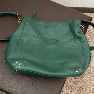 Green Leather Shoulder Bag